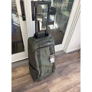 DB Douchebags The Little Bastard 60L Wheeled Luggage Bag Green